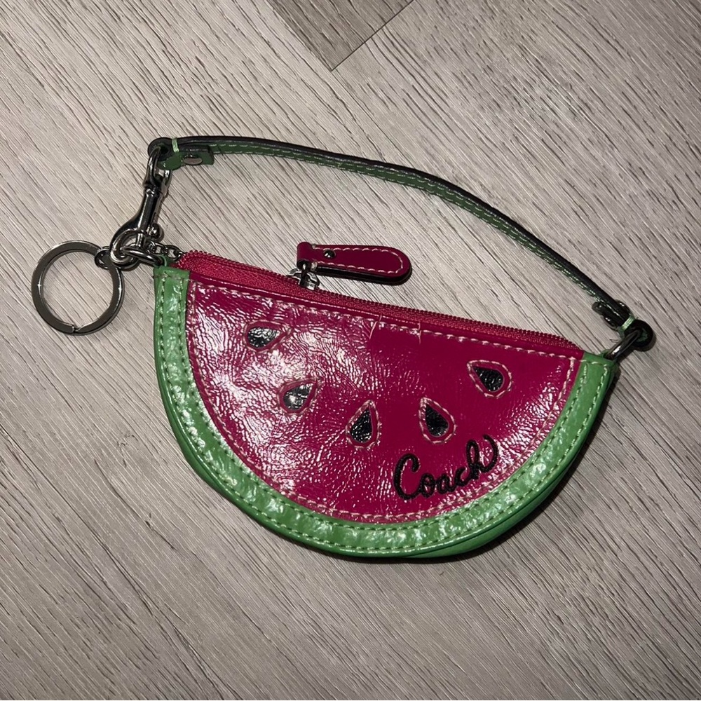Coach watermelon coin purse